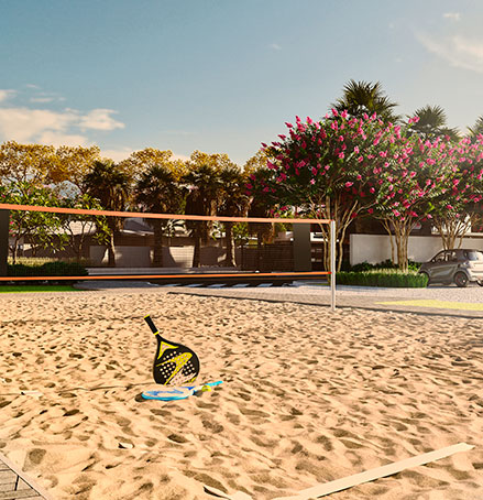 Quadras de Beach Tennis